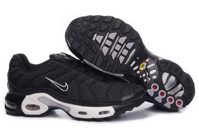 Mens Nike Air Max TN Black White Patten Shoes